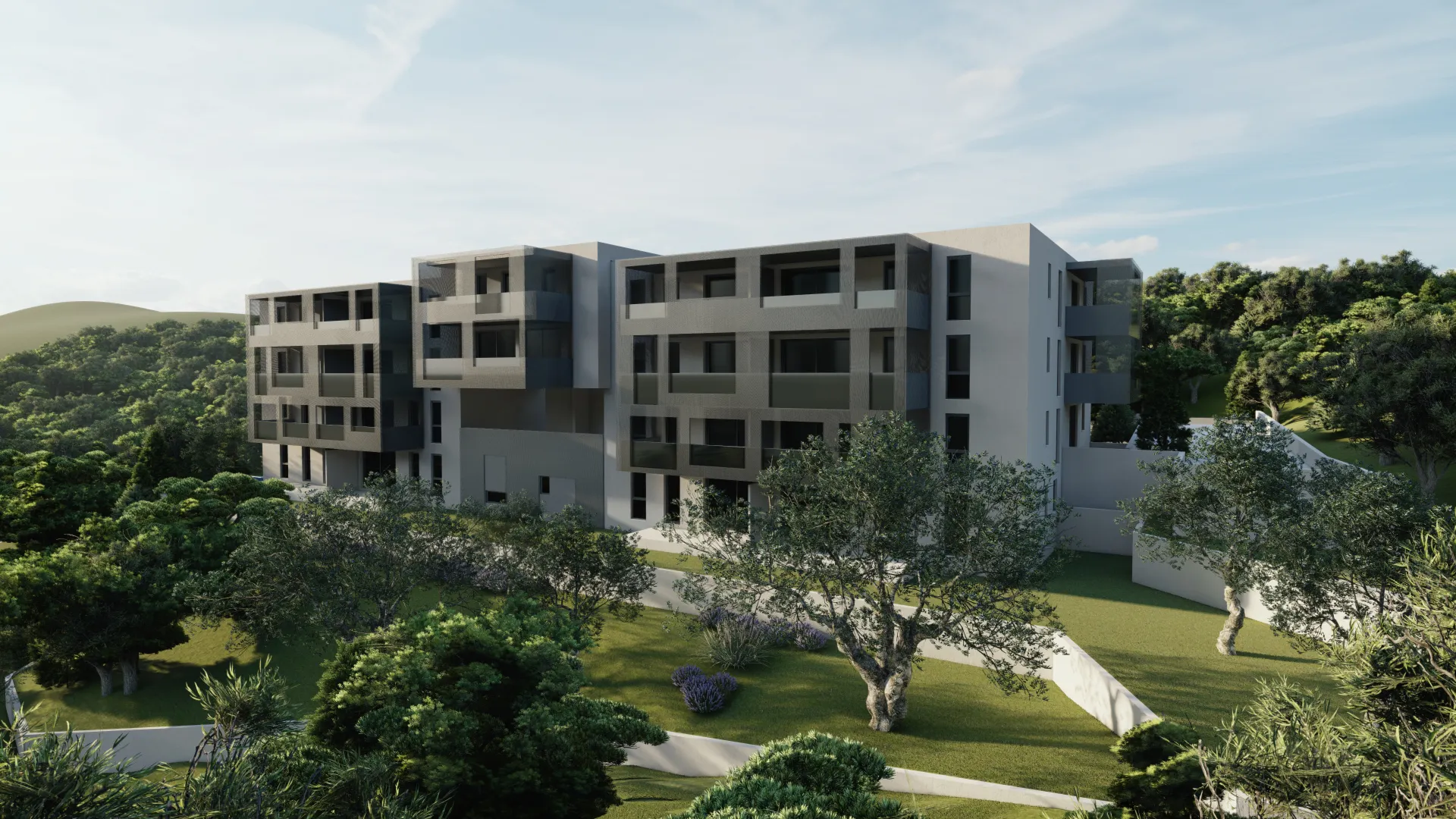 Mezanovci Residence - Solin project render in Solin, Mezanovci